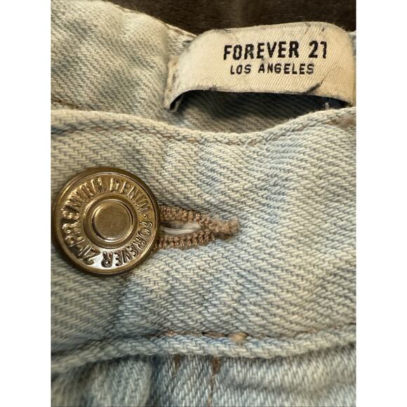 Forever 21 Women's Size 26 Blue Skinny Leg Light Wash Cotton Blend Stretch Jeans - Picture 9 of 16